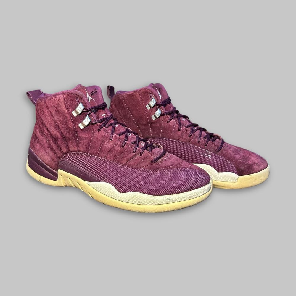 Air Jordan 12 Retro “Bordeaux” Men’s Maroon Sneakers - Size 11.5